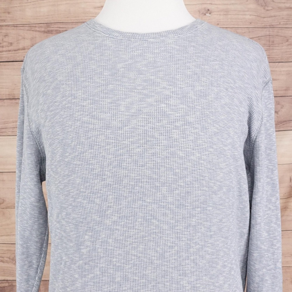 Banana Republic Shirt Mens XL‎ Long Sleeve Crew Neck Cotton Polyester Thermal